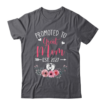 Promoted To Great Mom Est 2027 Mothers Day Shirt & Tank Top | teecentury