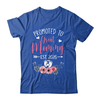 Promoted To Great Mommy Est 2026 Mothers Day Shirt & Tank Top | teecentury