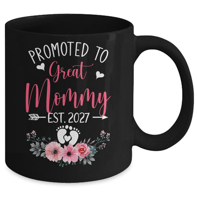 Promoted To Great Mommy Est 2027 Mothers Day Mug | teecentury