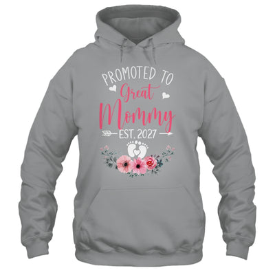 Promoted To Great Mommy Est 2027 Mothers Day Shirt & Tank Top | teecentury