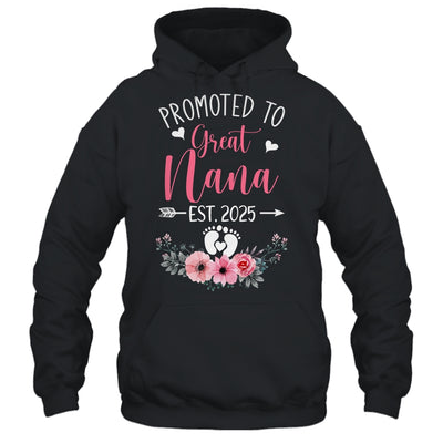 Promoted To Great Nana Est 2025 Mothers Day Shirt & Tank Top | teecentury