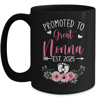 Promoted To Great Nonna Est 2025 Mothers Day Mug | teecentury