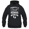 Promoted To Great Nonna Est 2025 Pregnancy Announcement Shirt & Tank Top | teecentury