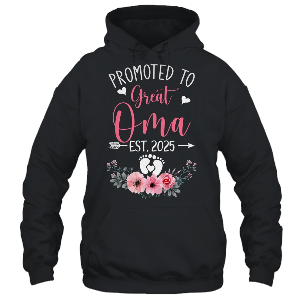 Promoted To Great Oma Est 2025 Mothers Day Shirt & Tank Top | teecentury