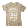 Promoted To Great Oma Est 2025 Pregnancy Announcement Shirt & Tank Top | teecentury