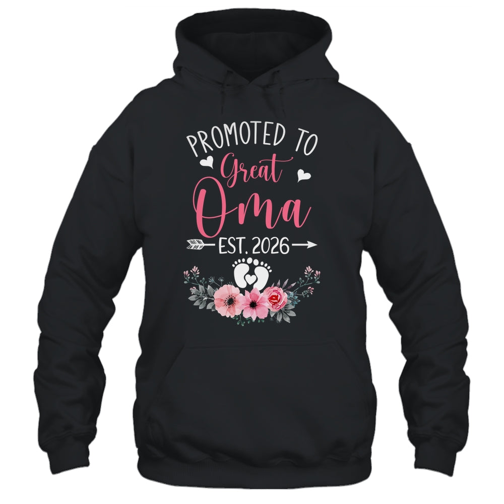 Promoted To Great Oma Est 2026 Mothers Day Shirt & Tank Top | teecentury