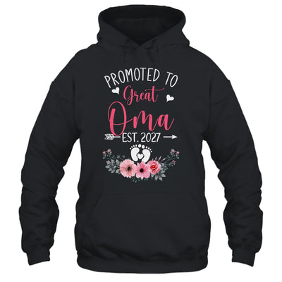 Promoted To Great Oma Est 2027 Mothers Day Shirt & Tank Top | teecentury