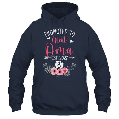 Promoted To Great Oma Est 2027 Mothers Day Shirt & Tank Top | teecentury