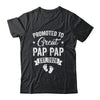 Promoted To Great Pap Pap Est 2026 Pregnancy Announcement Shirt & Hoodie | teecentury