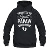 Promoted To Great Papaw Est 2025 Pregnancy Announcement Shirt & Hoodie | teecentury