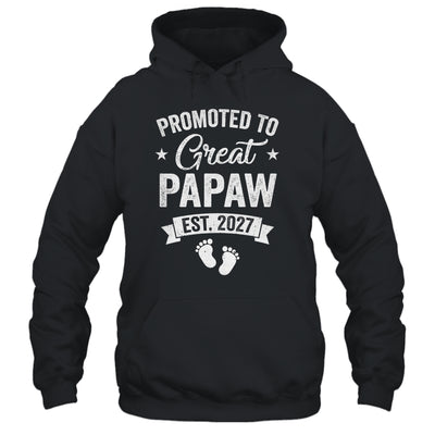 Promoted To Great Papaw Est 2027 Pregnancy Announcement Shirt & Hoodie | teecentury