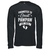 Promoted To Great Pawpaw Est 2025 Pregnancy Announcement Shirt & Hoodie | teecentury