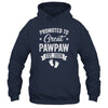 Promoted To Great Pawpaw Est 2026 Pregnancy Announcement Shirt & Hoodie | teecentury