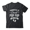 Promoted To Great Pop Pop Est 2026 Pregnancy Announcement Shirt & Hoodie | teecentury