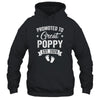 Promoted To Great Poppy Est 2026 Pregnancy Announcement Shirt & Hoodie | teecentury