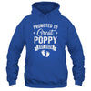 Promoted To Great Poppy Est 2026 Pregnancy Announcement Shirt & Hoodie | teecentury