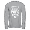 Promoted To Great Pops Est 2026 Pregnancy Announcement Shirt & Hoodie | teecentury