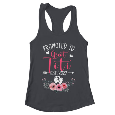 Promoted To Great Titi Est 2027 Mothers Day Shirt & Tank Top | teecentury