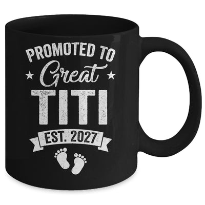 Promoted To Great Titi Est 2027 Pregnancy Announcement Mug | teecentury