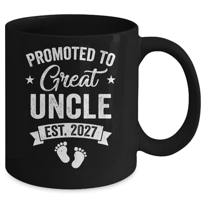 Promoted To Great Uncle Est 2027 Pregnancy Announcement Mug | teecentury