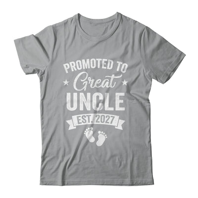 Promoted To Great Uncle Est 2027 Pregnancy Announcement Shirt & Tank Top | teecentury