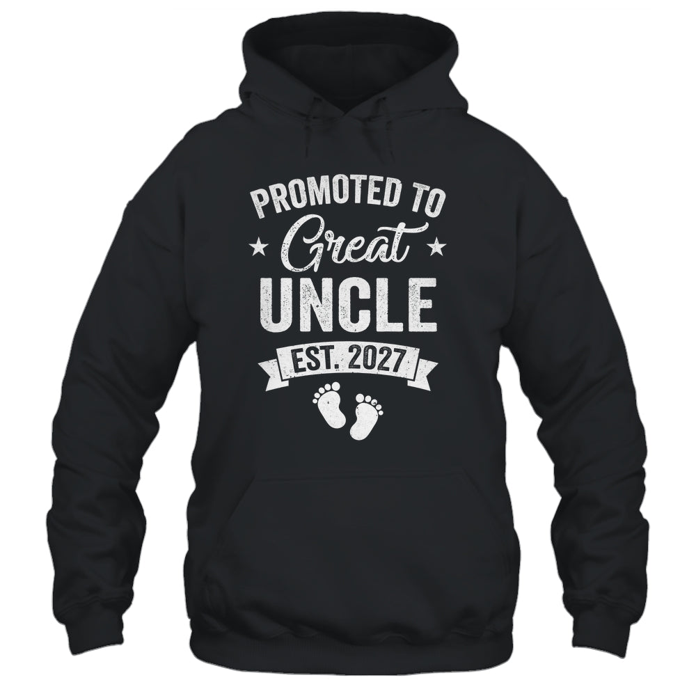 Promoted To Great Uncle Est 2027 Pregnancy Announcement Shirt & Tank Top | teecentury