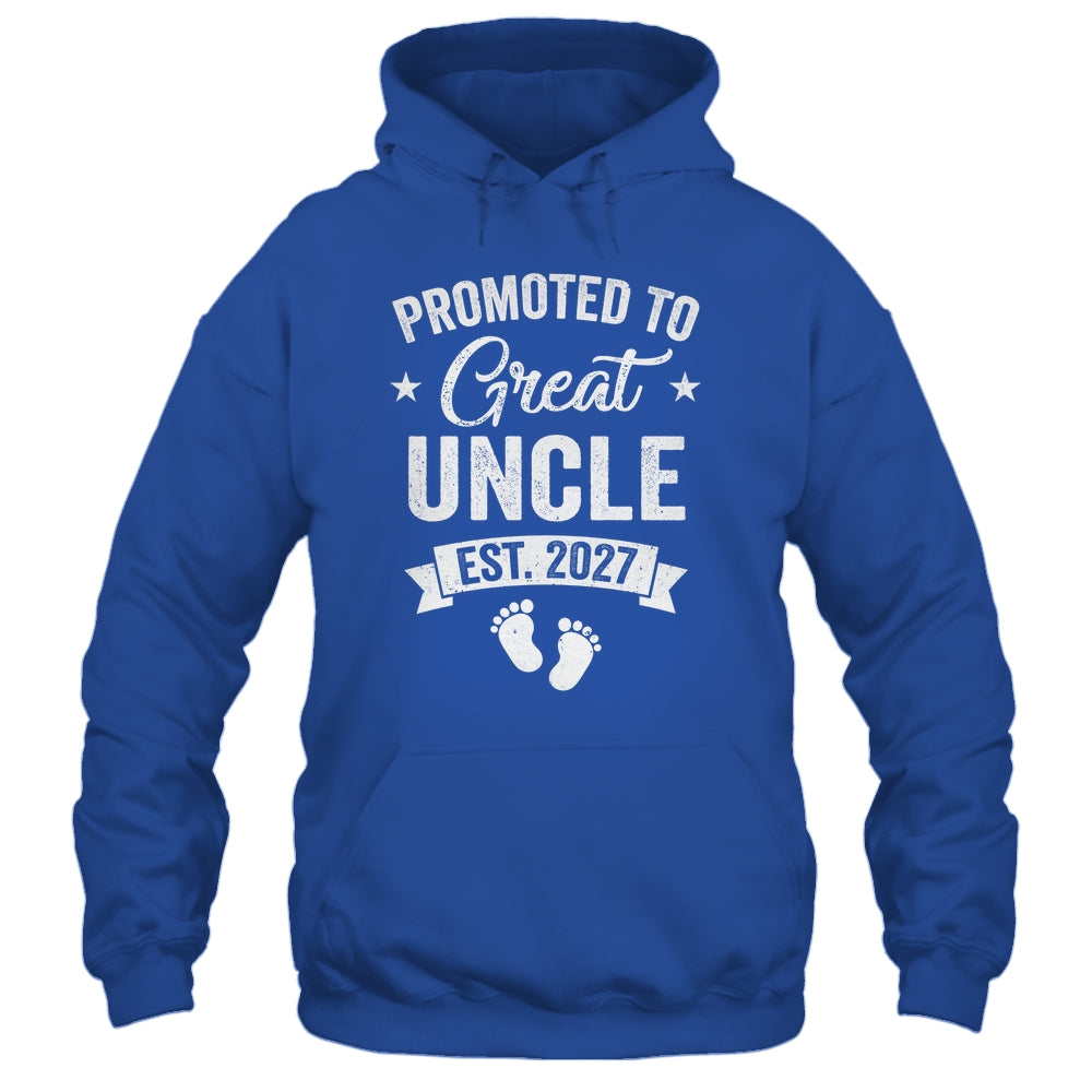Promoted To Great Uncle Est 2027 Pregnancy Announcement Shirt & Tank Top | teecentury
