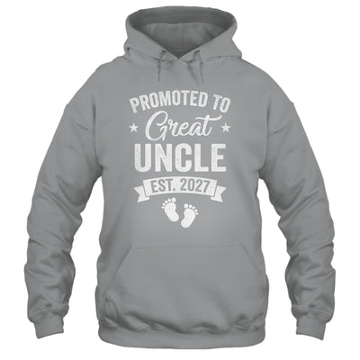 Promoted To Great Uncle Est 2027 Pregnancy Announcement Shirt & Tank Top | teecentury