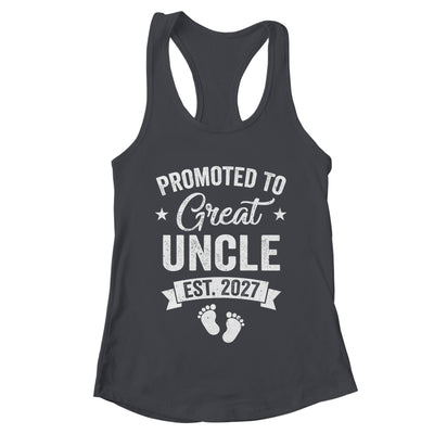 Promoted To Great Uncle Est 2027 Pregnancy Announcement Shirt & Tank Top | teecentury