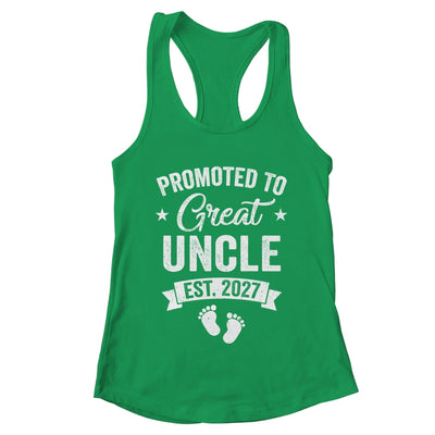 Promoted To Great Uncle Est 2027 Pregnancy Announcement Shirt & Tank Top | teecentury
