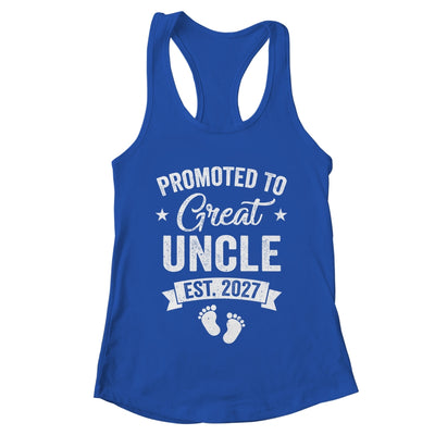 Promoted To Great Uncle Est 2027 Pregnancy Announcement Shirt & Tank Top | teecentury