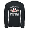 Promoted To Mamaw 2026 First Time Floral New Mamaw Shirt & Hoodie | teecentury