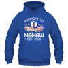 Promoted To Mamaw 2026 First Time Floral New Mamaw Shirt & Hoodie | teecentury