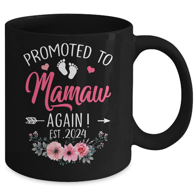 Promoted To Mamaw Again Est 2024 Mothers Day Mug | teecentury