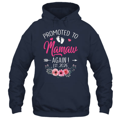 Promoted To Mamaw Again Est 2026 Mothers Day Shirt & Tank Top | teecentury
