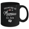 Promoted To Mamaw Est 2024 Funny First Time Mothers Day Mug | teecentury