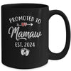 Promoted To Mamaw Est 2024 Funny First Time Mothers Day Mug | teecentury