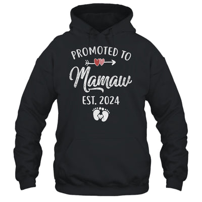 Promoted To Mamaw Est 2024 Funny First Time Mothers Day Shirt & Tank Top | teecentury