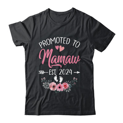 Promoted To Mamaw Est 2024 Mothers Day First Time Shirt & Tank Top | teecentury