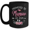 Promoted To Mamaw Est 2024 Mothers Day First Time Mug | teecentury