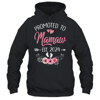 Promoted To Mamaw Est 2024 Mothers Day First Time Shirt & Tank Top | teecentury