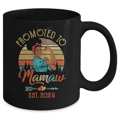 Promoted To Mamaw Est 2024 Vintage First Time Mamaw Mug | teecentury