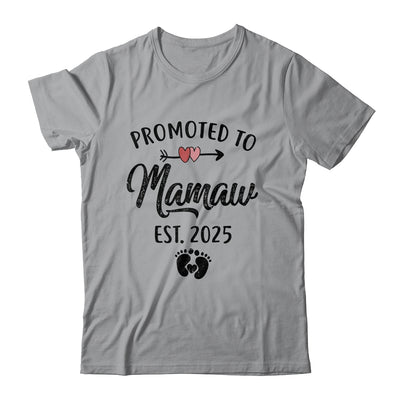 Promoted To Mamaw Est 2025 First Time Mothers Day Shirt & Tank Top | teecentury