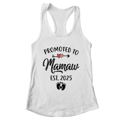 Promoted To Mamaw Est 2025 First Time Mothers Day Shirt & Tank Top | teecentury