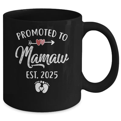 Promoted To Mamaw Est 2025 Funny First Time Mothers Day Mug | teecentury