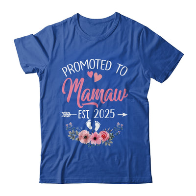 Promoted To Mamaw Est 2025 Mothers Day First Time Shirt & Tank Top | teecentury
