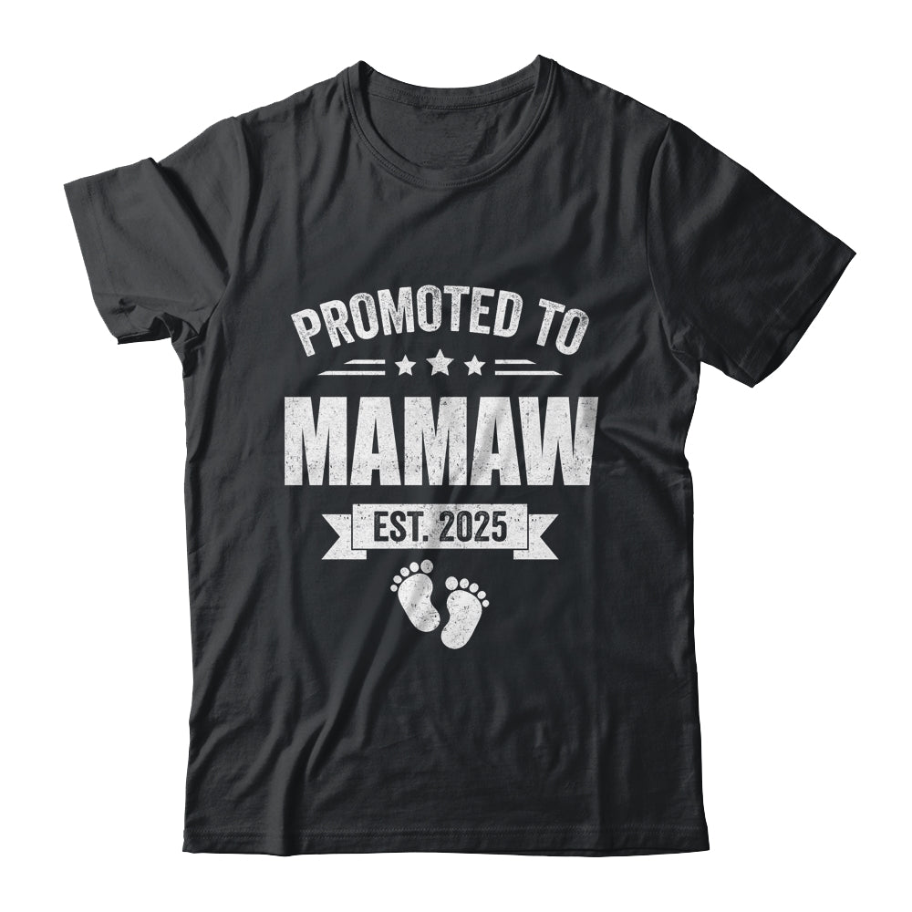 Promoted To Mamaw Est 2025 Mothers Day First Time New Shirt & Tank Top | teecentury