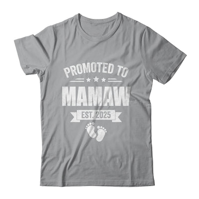 Promoted To Mamaw Est 2025 Mothers Day First Time New Shirt & Tank Top | teecentury