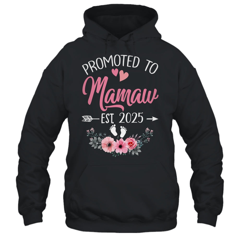 Promoted To Mamaw Est 2025 Mothers Day First Time Shirt & Tank Top | teecentury