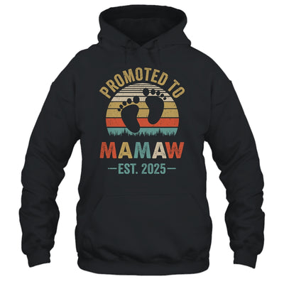 Promoted To Mamaw Est 2025 Mothers Day Vintage Shirt & Tank Top | teecentury